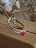 bracelet aveiro (différents coloris) rouge